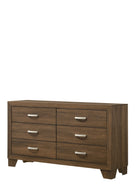 Traditional Drawer Dresser Console Table Multifunction Home Furniture for Bedroom in Oak  59" x 16" x 33"H