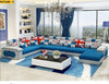 Splendid Futuristic Designed Fabric Sectional Sofa Set - Lixra