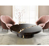 Modern Designed Round Shaped Rustic Wooden Coffee Table - Lixra