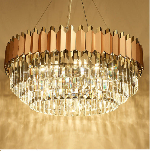 Bright Round Chandelier light - Lixra