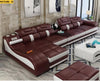 High Defined Multifunctional Luxurious Sectional Leather Sofa Set