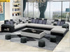 Splendid Futuristic Designed Fabric Sectional Sofa Set - Lixra