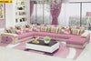 Splendid Futuristic Designed Fabric Sectional Sofa Set - Lixra