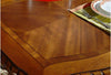 Antique Style Rectangular Shaped Wooden Finish Dining Table Set - Lixra