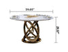Creative European Style Designed Marble Top Dining Table Set - Lixra