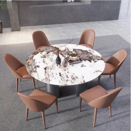 Excellent Finish Luxurious Look Marble Top Dining table Set - Lixra