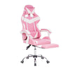 Wcg Computer Gaming Chair PVC Household Ergonomic Office Chair 150°lying Lift and Swivel Function Adjustable Footrest Armchair