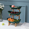 Modern Creative Three-Layer Fruit And Bowl Plate / Lixra