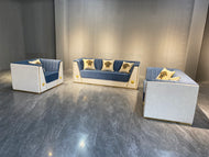 Exemplary Luxurious Fabric Sofa Set / Lixra