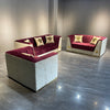Exemplary Luxurious Modern Look Leather Sofa Set / Lixra