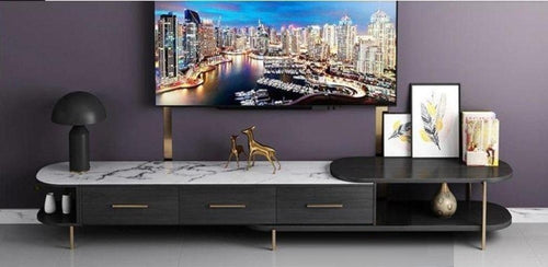 Captivating Indoor Style Space Saving Wooden TV Stand - Lixra