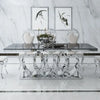 Modern Delectable Marble Top Dining Table / Lixra