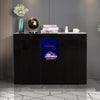 Glossy Finish Wooden Astounding Buffet Table - Lixra