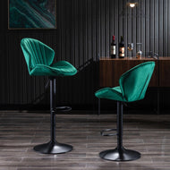 Sumptuous Adjustable High Raised Stools With Backrest And Footrest / Lixra