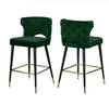 Contemporary Designed Ultimate Comfort Velvet High Raised Chairs / Lixra
