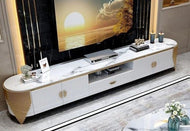 Modern TV Stand With Marble Top / Lixra