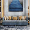 Excellent Finish Italian Designed 3 Seater Fabric Sofa