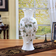 White Modern Home Decor Flower Vase / Lixra