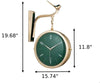 Contemporary Classic Decorative Hanging Metal Wall Clock / Lixra