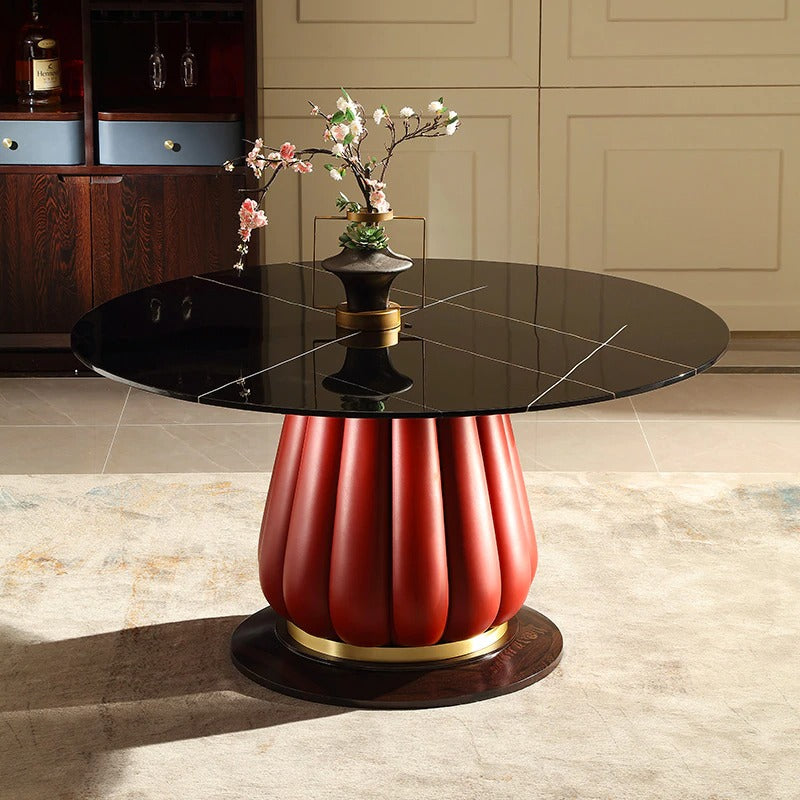 Extravagance European Design Marble-Top Dining Table / Lixra