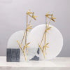 Modern Design Fengshui Style Bamboo Leaf Showpiece / Lixra