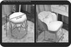 Modern Lavish Marble-Top Palatial Dresser Set - Lixra