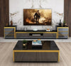 Dream Style Modern Light Luxury Wooden Coffee Table and TV Stand - Lixra