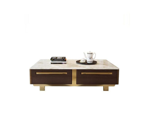 Modern Vanity Look Wooden Constructed Coffee Table - Lixra