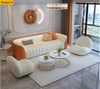Modern Design Exquisite Finish Leather Sofa Set