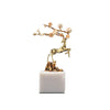 Modern Endearing Gold Finish Figurine Showpiece / Lixra