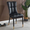 Restaurant Style Look Light Luxury Leather Dining Chairs - Lixra