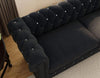 Modern Glossy Finish Cozy Comfort Chesterfield Designed Fabric Couch - Lixra