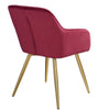 High Comfort Stainless Steel Construct Modern Velvet Dining Chairs - Lixra