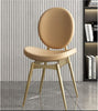 Illuminating Indoor Style Light Luxury Leather Dining Chairs - Lixra