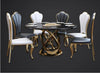 Creative Classified Modern Luxurious Marble Top Dining Table Set - Lixra