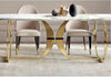 High Defined Modern Luxurious Marble Top Dining Table Set - Lixra