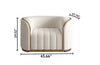 Modern Designed Fine Finish 1 + 3 Seater Fabric Sofa - Lixra