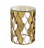 Contemporary Style Luxurious Round Shaped Coffee Table and Accent Table - Lixra