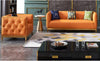 Glossy Finish Fine Furnished Leather Sofa Set - Lixra