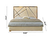 Contemporary Modernistic Comfort Leather Bed - Lixra