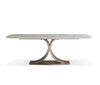X-shaped Base Contemporary Designed Luxurious Marble Top Dining Table - Lixra