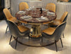 Luxurious Interior Style Marble Top Dining Table Set - Lixra