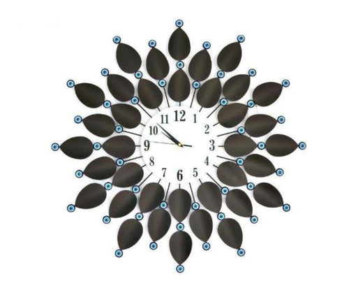 Trendy Flower Shaped Dazzling Iconic Look Wall Clock - Lixra