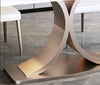 Illuminating Indoor Style Luxurious Look Marble Top Dining Table Set - Lixra