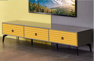 Glossy Finish Wooden Modern TV Stand / Lixra