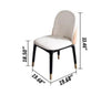 Modern European Style Luxurious Leather Dining Chair - Lixra
