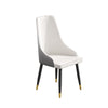 Set of 2 Minimalist Modern Design Leather Dining Chairs / Lixra