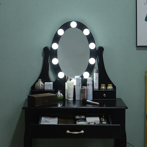 Outstanding Retro Style Oval Shape Glamorous Dresser-Lixra