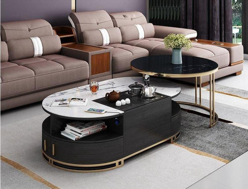 Multifunctional Contemporary Designed Wooden Coffee Table - Lixra