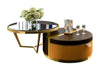 Light Luxurious Round Shaped Multifunctional Coffee Table - Lixra 